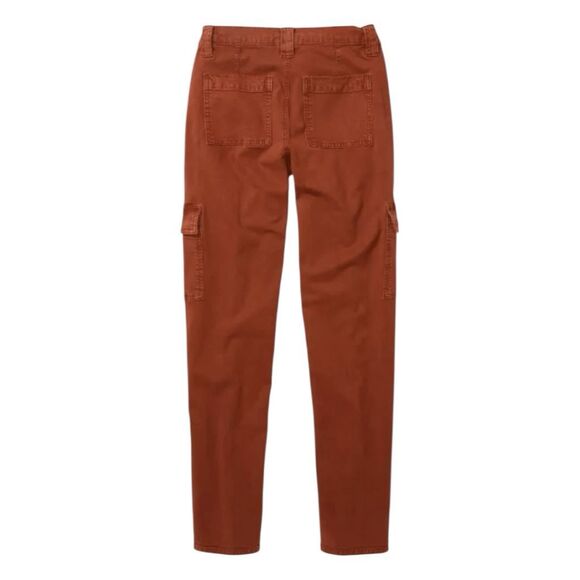 American Eagle AE Stretch Cargo Straight Pant Rust Brown 0 Short - Picture 5 of 12